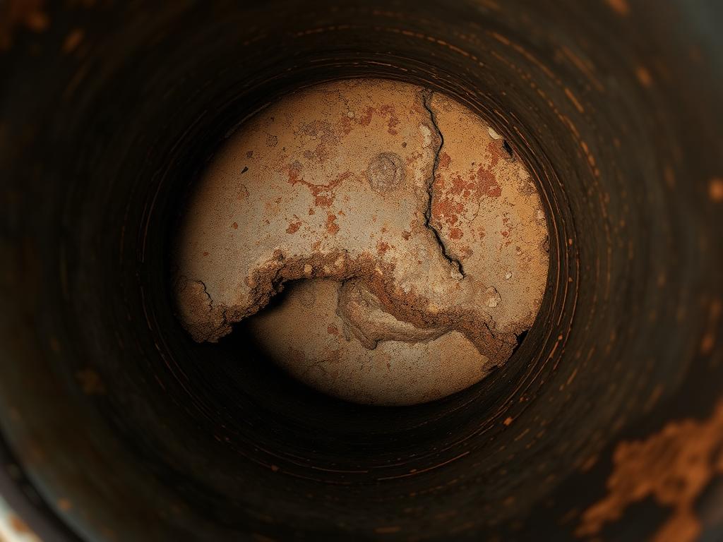 Corroded & scaled pipes